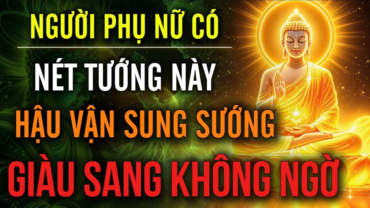 NGƯỜI PHỤ NỮ CÓ NÉT TƯỚNG NÀY - HẬU VẬN SUNG SƯỚNG GIÀU SANG KHÔNG NGỜ | Hoa Từ Tâm