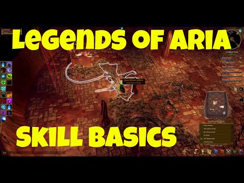 Legends Of Aria - How Skills Work - Beginners Guide