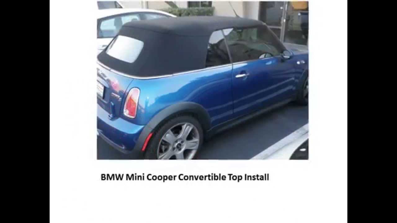 BMW Convertible Top Install, BMW Auto Upholstery, BMW Soft Top Replacement YouTube
