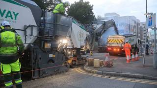 Conway planner at work on St Ncolas Way Sutton (Night 1 (19.05.2026