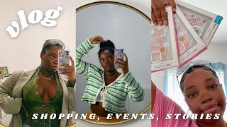 shopping, attending events solo & stories | VLOG