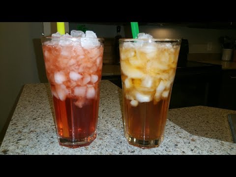 Sparkling Raspberry & Peach Iced Tea Recipe