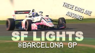 Super Formula Lights Fixed is Actually Dangerous… -- Iracing SFL @ BARCELONA GP