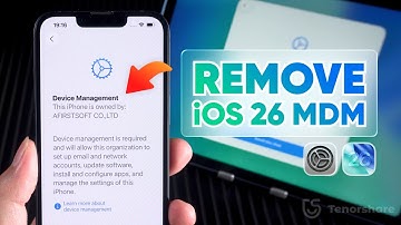 iOS 26 MDM Bypass | Remove Remote Management Lock on iPhone & iPad 2025