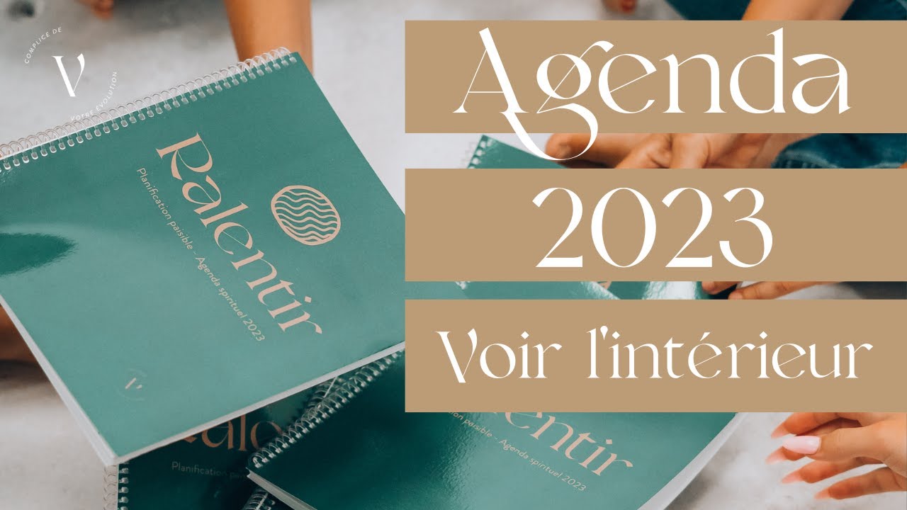 Agenda Ralentir 2024 Français - Agenda mensuel janvier 2024 à