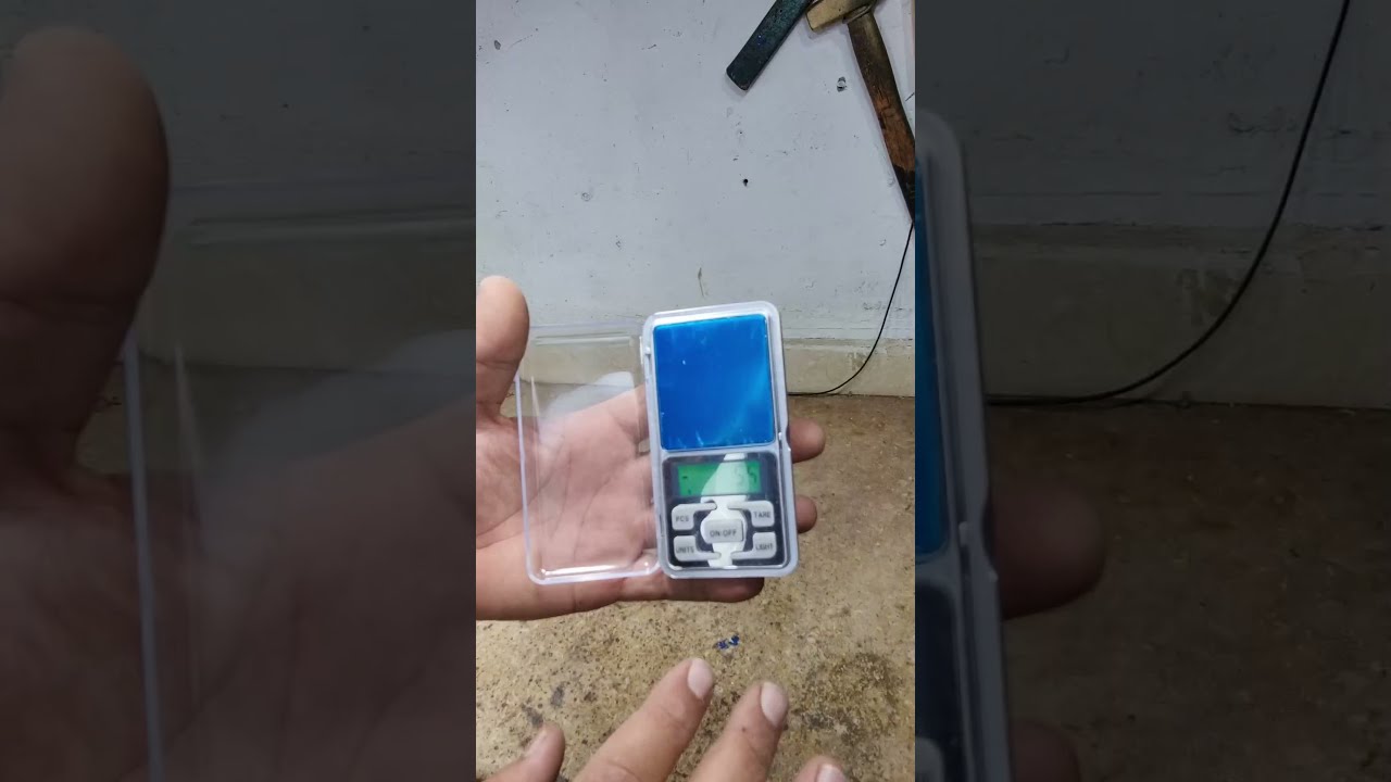 ميزان المخدرات والفضة شرح الاستخدام وكيفية برمجة الجهاز POCKET SCALE ميزان دقيق
