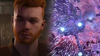 Cal uses the force to hyper jump through a small galactic hole screenshot 3