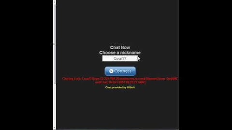 Thanks mibbit and SwiftIRC