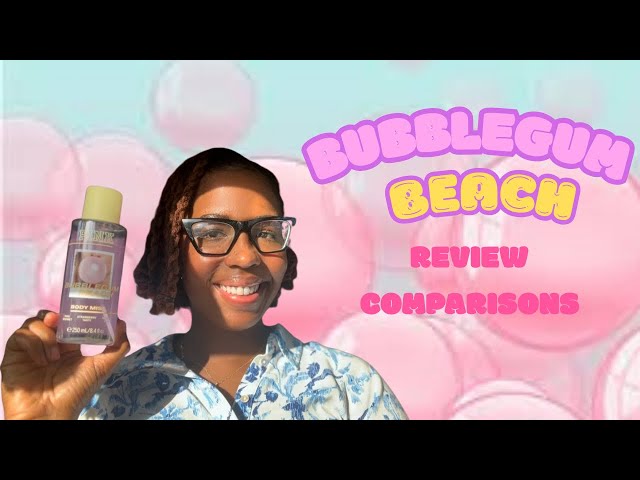 ✨🍬Bubblegum Beach #bodymist  by #victoriassecret #pinkbeauty |Review & comparisons #bathandbodyworks