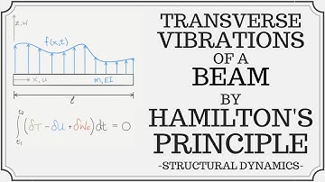 Transverse Vibrations of a Beam Using Hamilton's Principle