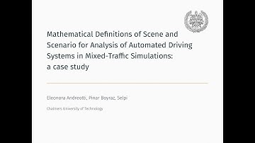 Overtaking scenario from real driving data