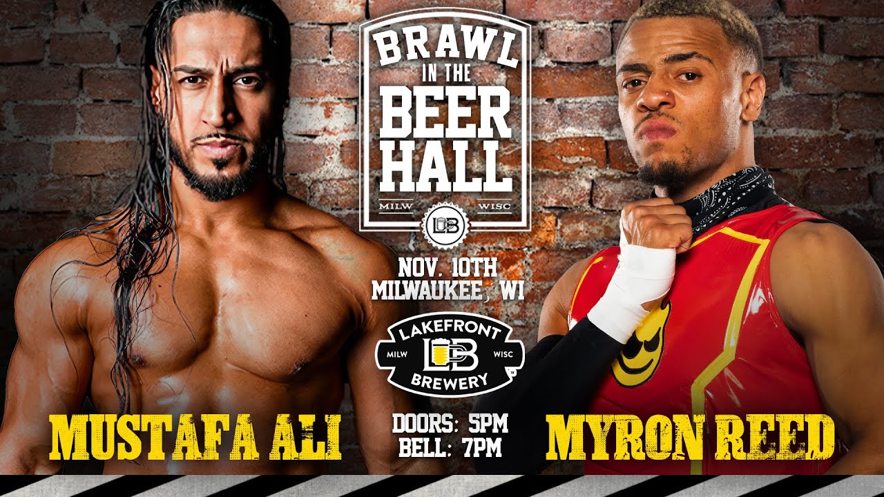 Mustafa Ali vs Myron Reed - Lakefront Brewery - BRAWL IN THE BEER HALL