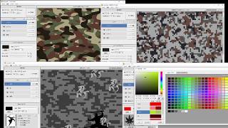 【迷彩柄作成】CamoMate 簡単設定であっという間に迷彩柄を作成