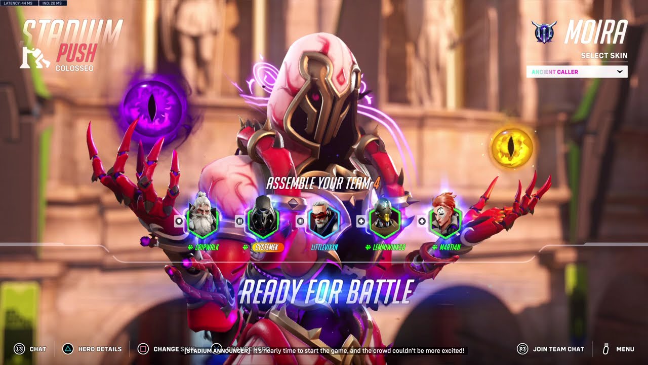 Late game Moira is OP in Stadium | Pro rank gameplay