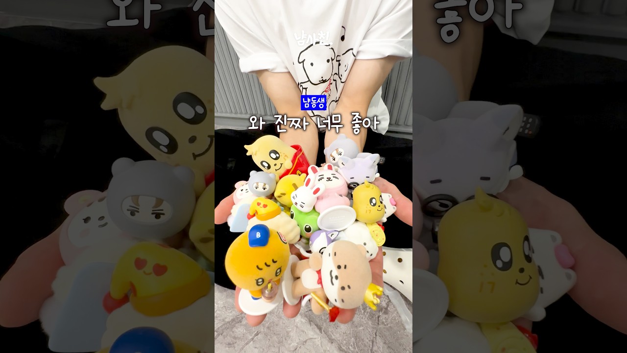 팝마트한테 선물 받은 동생 찐반응ㅋㅋㅋ