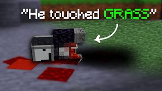 Minecraft but if I touch grass, I get ripped in half