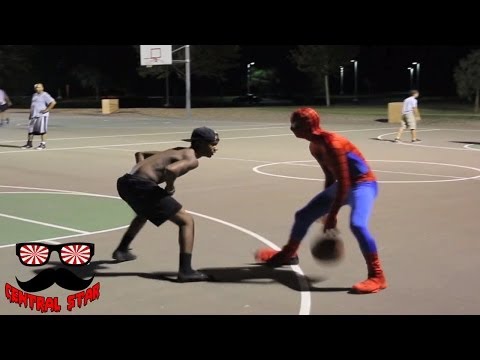 やっぱりスパイダーマンはすごい 神業バスケ1on1 Youtube