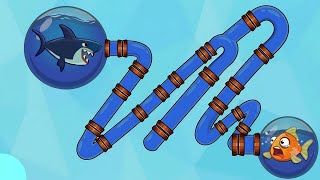 Save the fish / pull the pin updated level fish save game pull the pin android game / mobile game 73 screenshot 1