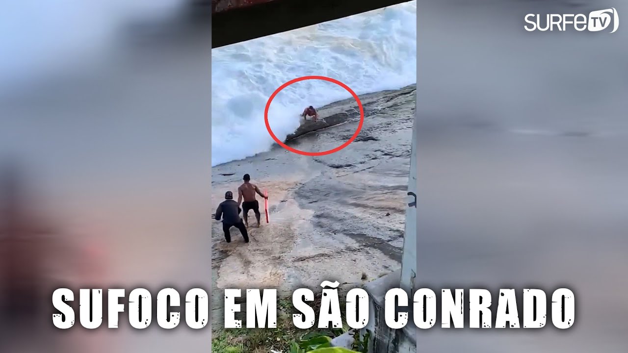 Sufoco em São Conrado #Ressaca #Salvamento #Perrengue