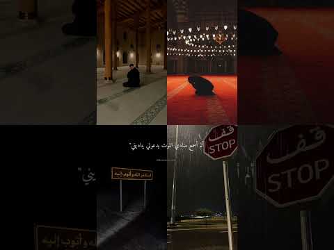 فيا رباه عبد تائبا من ذا سيؤيني سوا ربا غفورا واسع للحق يهديني اناشيد  استغفر الله