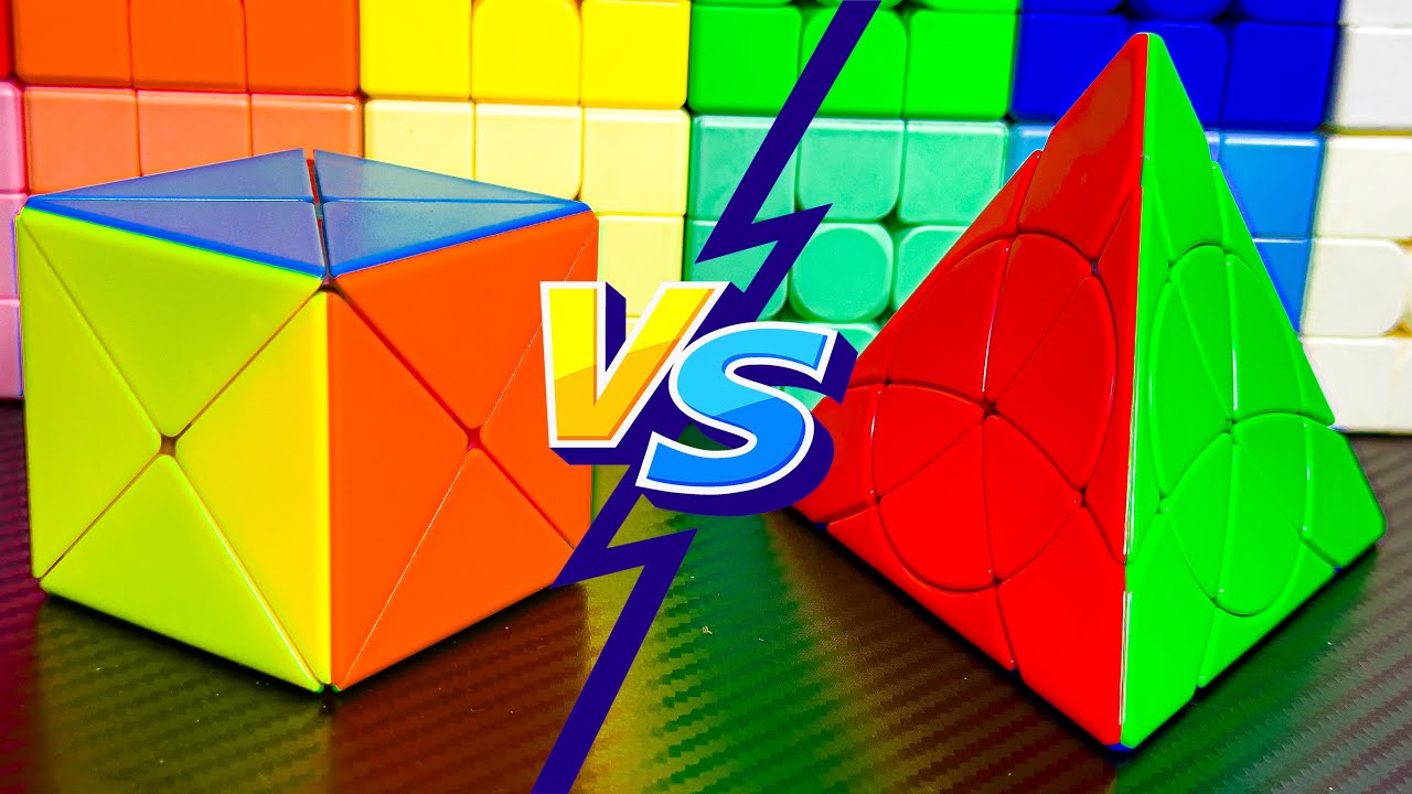 CUBO DINO vs YJ PETAL PYRAMINX