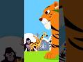 #JunyTony | Who Is the Real King? | Lion vs. Tiger #Shorts #KidsSongs