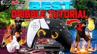 The #1 BEST DRIBBLE TUTORIAL in NBA 2K22! BEST DRIBBLE MOVES + FASTEST COMBOS to GET OPEN in 2K22!