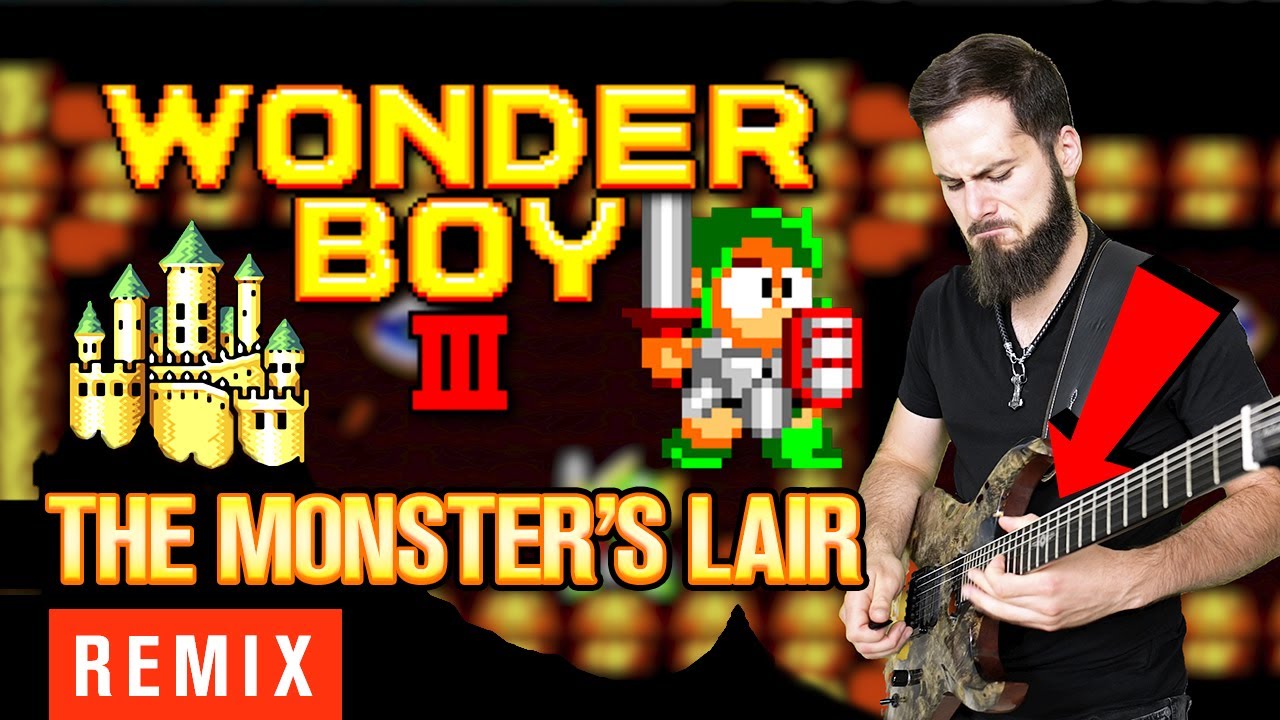 THE MONSTER'S LAIR - WONDER BOY III (MONSTER LAND II) REMIX - Epic Metal Guitar Cover by CelestiC