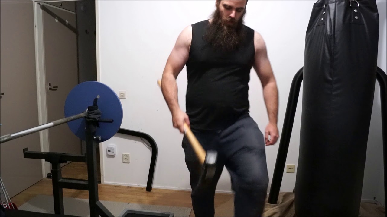 Sledgehammer air hammering with a 7lb sledgehammer YouTube
