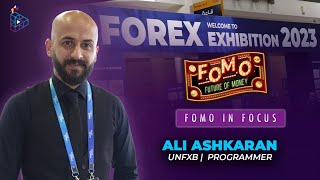 Ali Ashkaran of UNFXB at Forex Expo DUbai