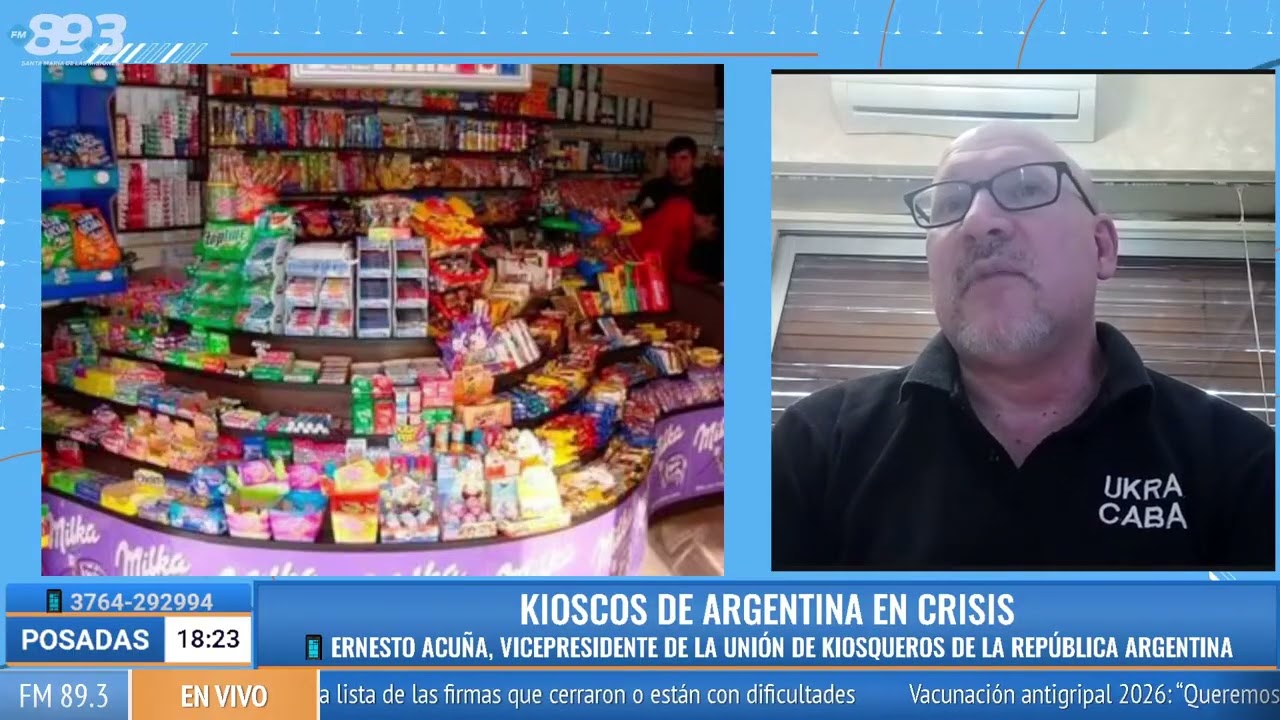 Kioscos de Argentina en crisis