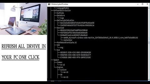 How to Refresh || All Drive in your Pc one Click
