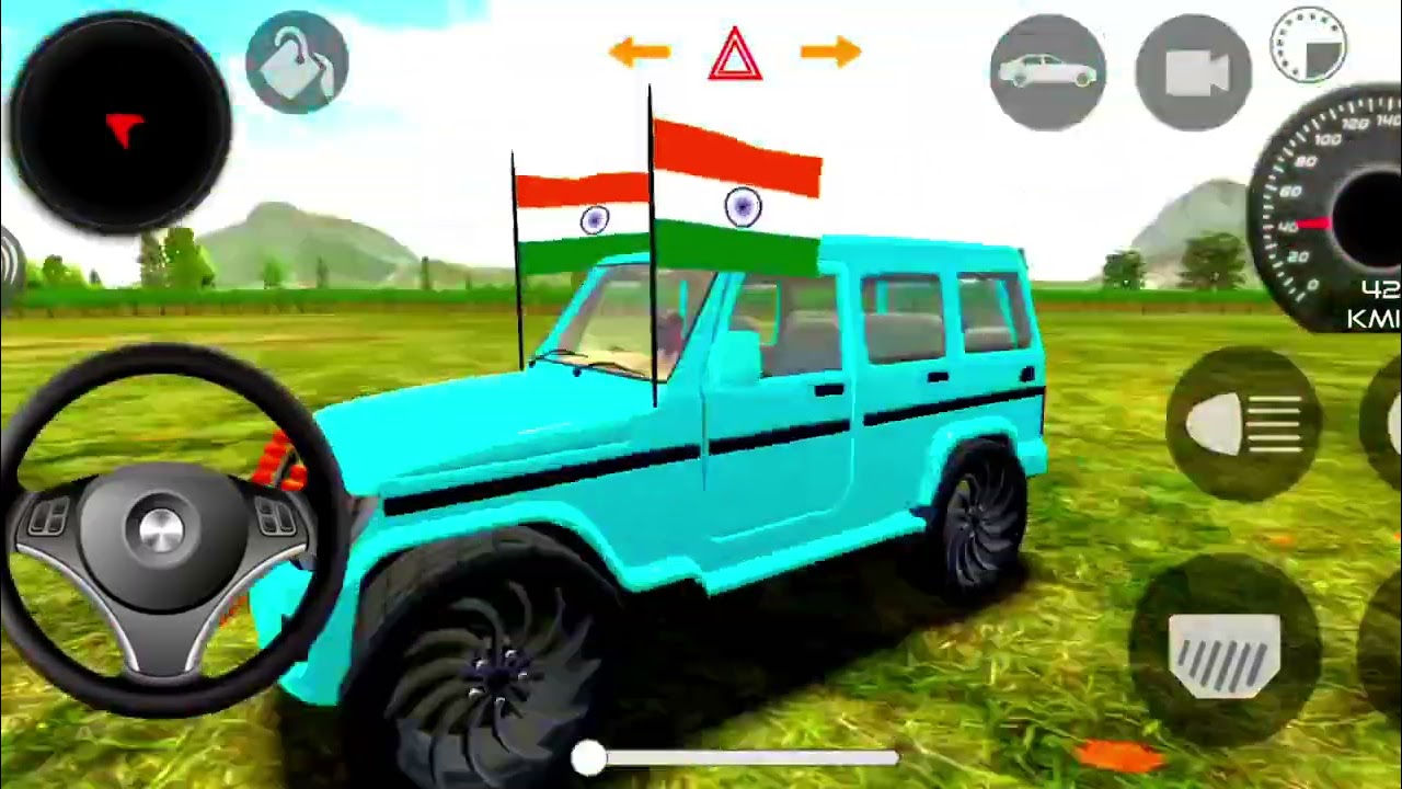 Red Thar Indian Car Game | Crazy Stunts & Offroad Adventure Gameplay