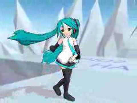 【MikuMikuDance】 ちびミクで物理演算テスト３（おわり）