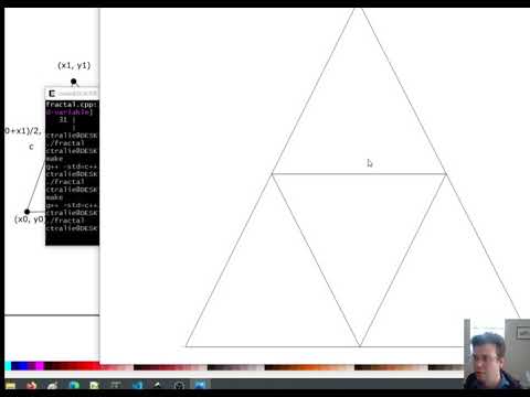 CS 174 Module 14: Sierpinski Triangle Solution