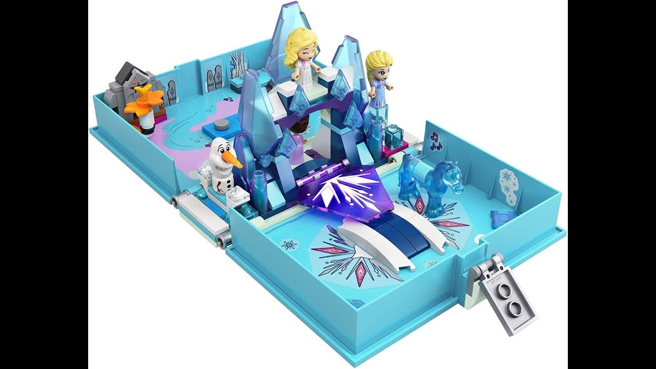 4-Year-Old Myra's Tour of Disney LEGO Elsa's Castle Courtyard! (Amazon $35)