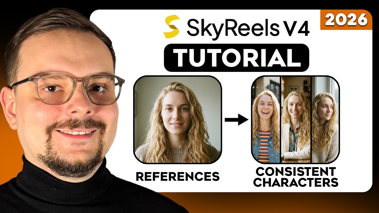 SkyReels V4 Tutorial - 2026 | Create Consistent AI Characters with References