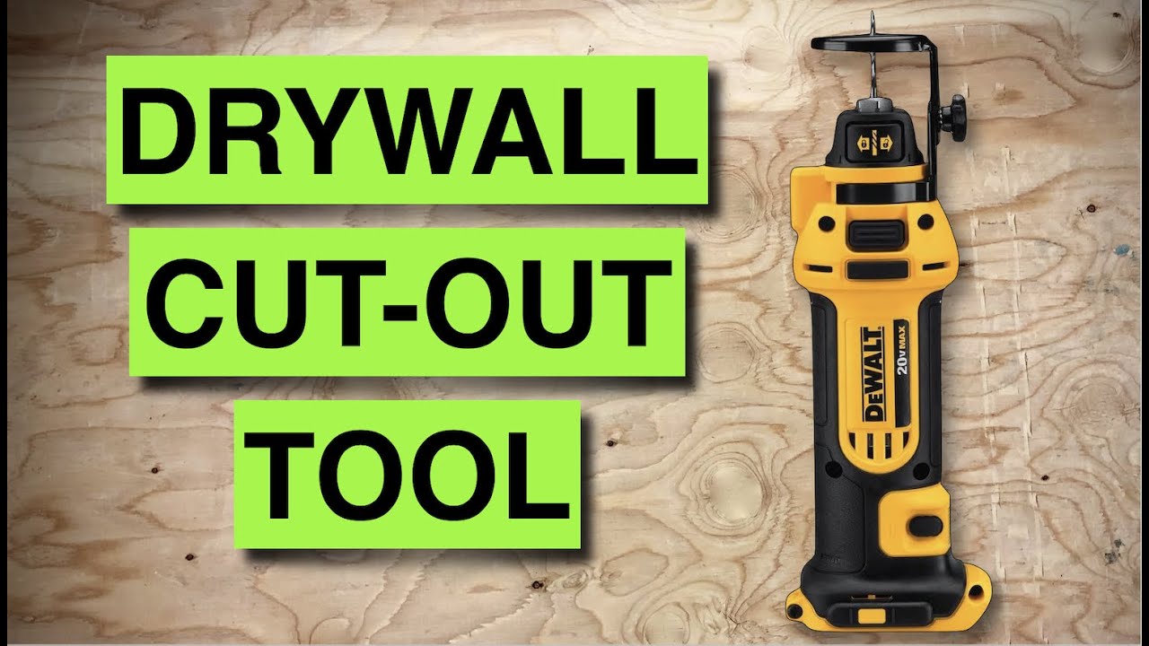 How to use the Dewalt Drywall Cut Out Tool 