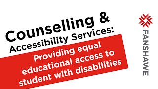 Counselling & Accessibility: Equal access to student with disabilities