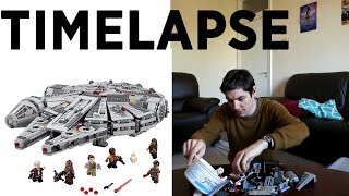 Unbelievable Lego Millennium Falcon Time Lapse Build