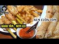 Bánh tôm Đống Đa | Ứa nước miếng với BÁNH TÔM, NEM CUỐN bà Lộc