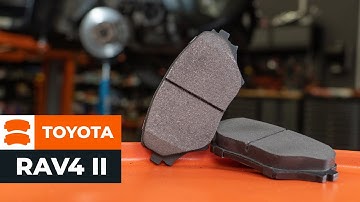 Hoe een remblokken vooraan vervangen op een TOYOTA RAV4 II [HANDLEIDING AUTODOC]