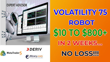 BEST VOLATILITY 75 INDEX ROBOT(SMILEY 75 EA) | NO LOSS!!