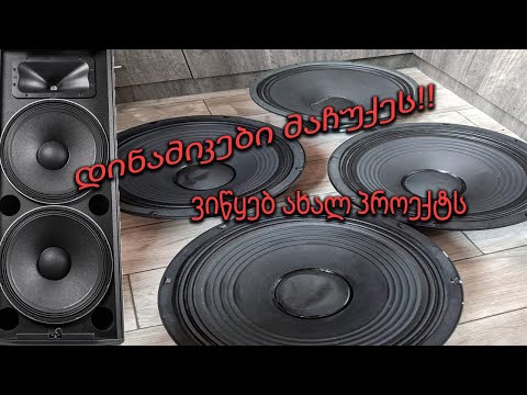 დინამიკის შეკეთება და ახალი პროექტის დასაწყისი!