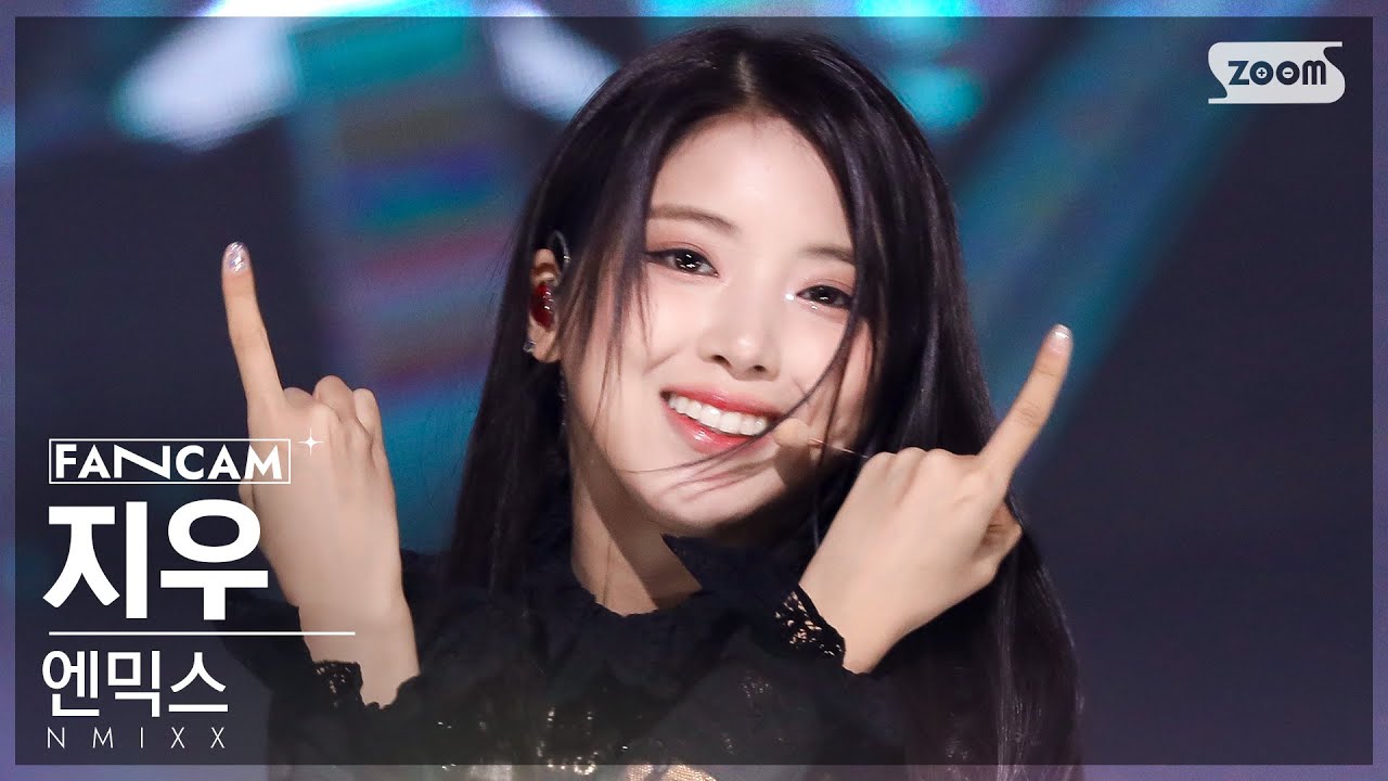 [안방1열 직캠4K] 엔믹스 지우 'DICE' (NMIXX JIWOO FanCam) @SBS Inkigayo 221009