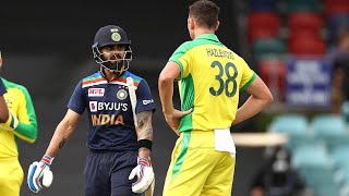 Hazlewood gets Kohli wicket for fourth successive ODI  | Dettol ODI Series 2020