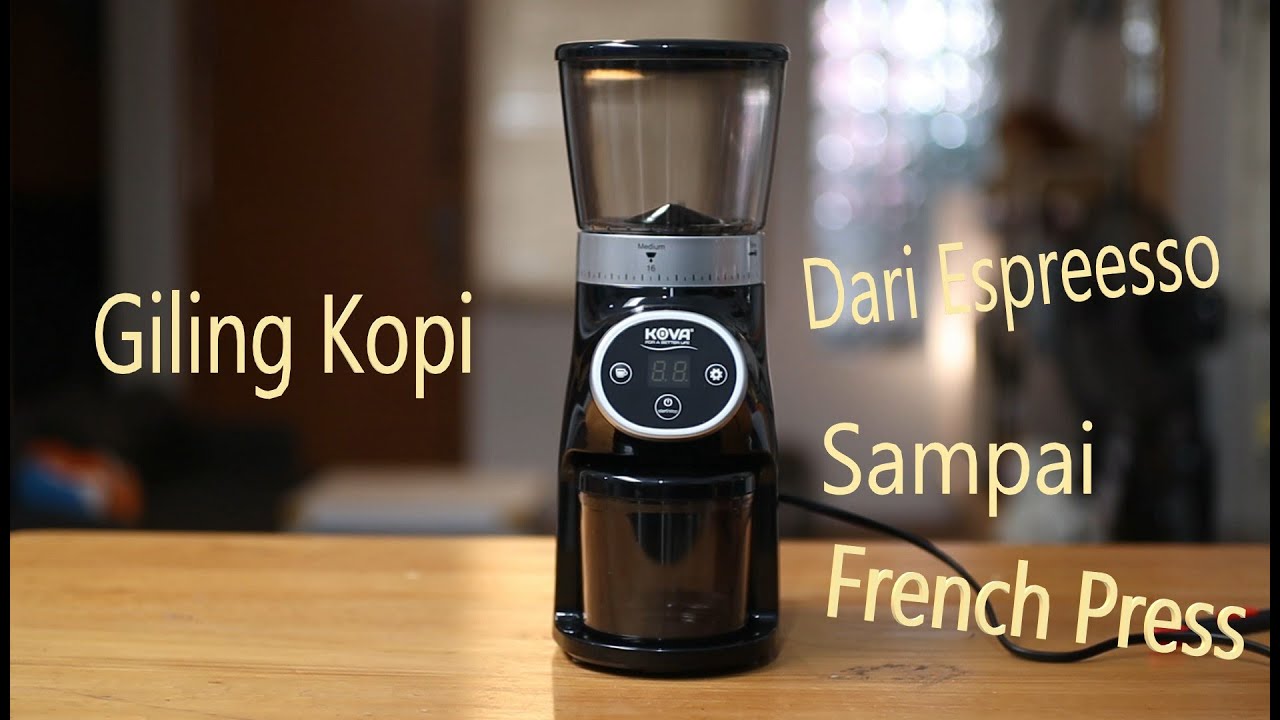 Unboxing 32 Kova Digital Coffee Grinder Murah Untuk Espresso YouTube