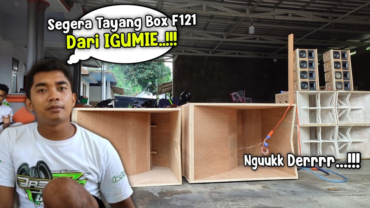 Woooww ❗ Bagaimana Suaranya Speaker 21 inc Ketika Di Dalam Box F1 Igumie