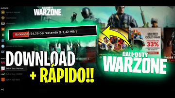 Como acelerar o download do CoD Warzone?