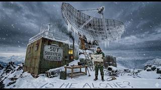 WOULD YOU SURVIVE -50°F? Solo Build inside a Gigantic Cold War Radar Base (Off-Grid Project)